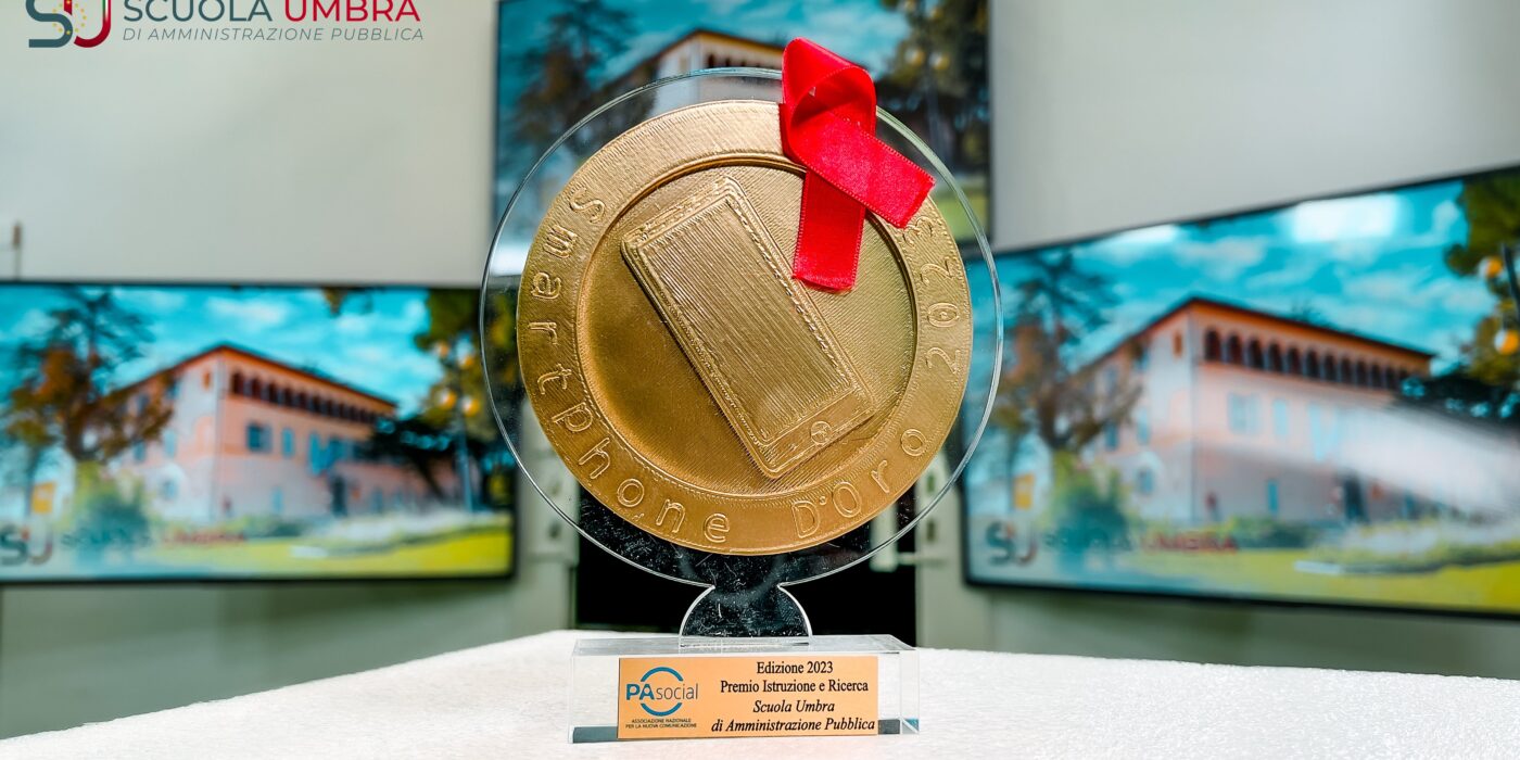Scuola Umbra di Amministrazione Pubblica vince il premio nazionale Smartphone d’Oro 2023 per la categoria “Istruzione e Ricerca”