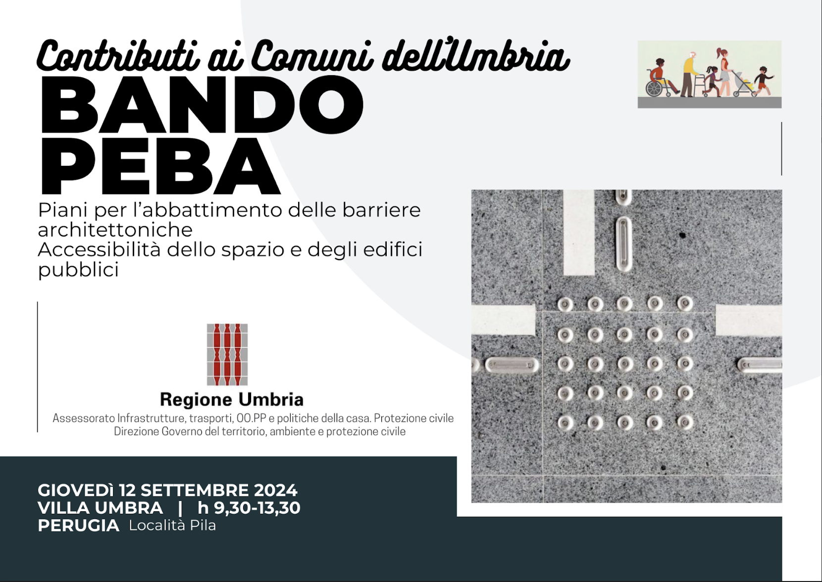 Convegno | Bando PEBA: Contributo ai Comuni dell’Umbria