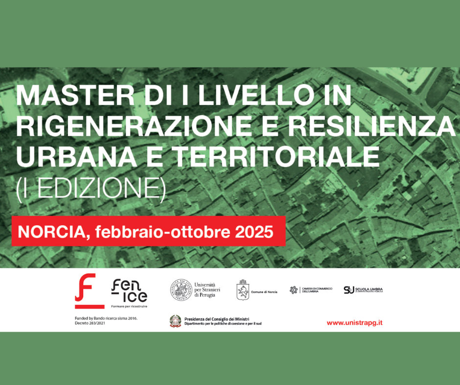 Progetto Fenice | Master in Rigenerazione e Resilienza Urbana e Territoriale