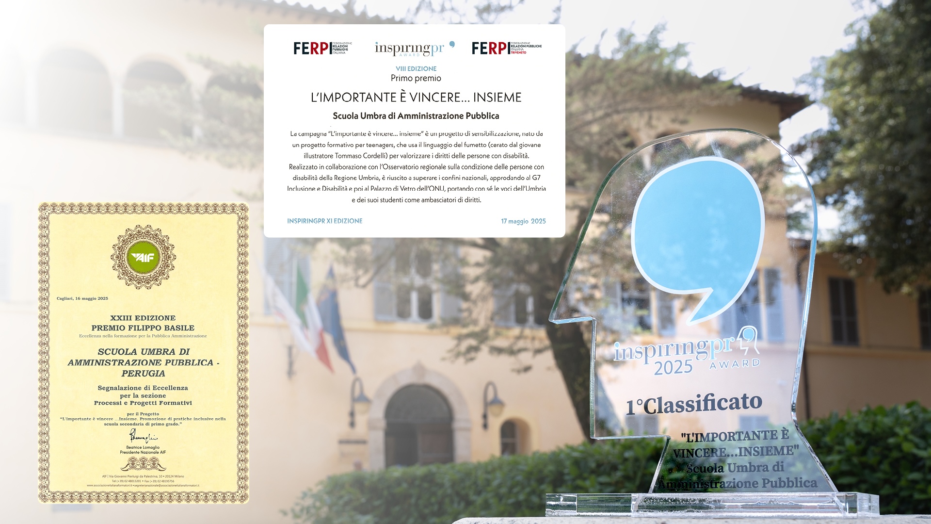 Due premi nazionali per il fumetto sulle disabilità “L’importante è vincere… insieme”